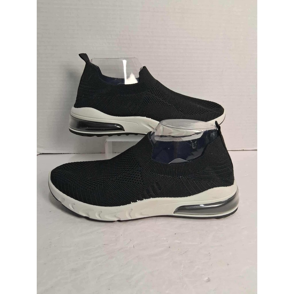 Tommy Bahama Slip On Athletic Shoes Black Size 8.5 Womens Knit‎ Sneakers